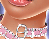 ♡Pink Belt Choker