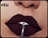 ʞ-Silver Lip Piercing