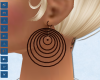 SE-Wooden Hoop Earrings