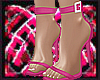Belted Hot Pink heels