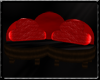 Dark red cloud couch