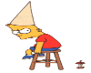 Bart Simpson Dunce Cap