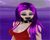 female violet long hair