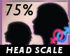 Head Scale 75 % -F-
