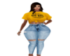 Blue Jeans and T Shirt