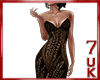 !7 Chocolat Feather Gown
