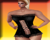 Roselyn Black Corset Ga