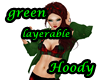 Green Layerable Hoody
