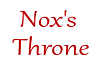 Nox throne Sign
