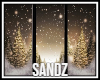 S. Anim Xmas Snow Window