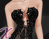 X* Black Lace Gown