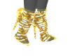 gold leather