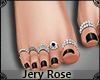 [JR] Blk Nails Bare Feet
