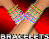 Rainbow Rave Bracelets