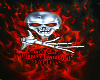 Red Flames & Skull Club