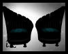 (IK)Teal Duo chair 