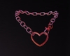 S! Chain Heart Rusty