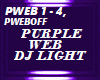 PURPLE WEB DJ LIGHT