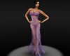 purple long dresse