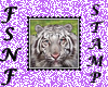 White Bengal Tiger Stamp