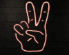 Finger Neon Sign