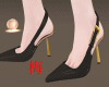梅 patent black heels