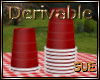 Red Stacked Cups DRV