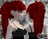 Red curly ponytail fall