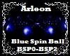 Blue Spin Ball Light
