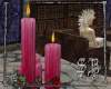 sb rose floor candles