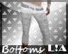 L!A white pants