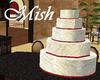Red White Wedding Cake