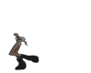 F - jumping around anim