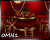 *MN*Table&Chair Red&Gold
