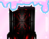 Gothic red Web throne
