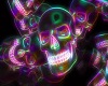 Neon Skull Poster V-2