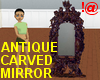 !@ Antique carved mirror