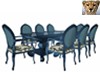 PdT Blue Swan Dining Set
