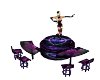 purple dance podium