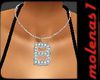*M* Letter B Necklace