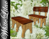 WL~ Bamboo Bench Set