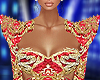 !Mia Red Gold Shoulders