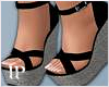 Black Heels Sandals