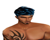 BLACK W/ BLUE HIGHLIGHTS