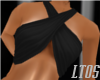 Charcoal Wrap Top
