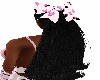black hair Minnie bow