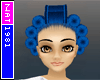 (Nat) Blue Hair Rollers