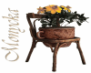 Cadeira com Flores