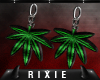 Chained Weed Earrings 2