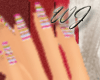 [JoJo]colorful nails